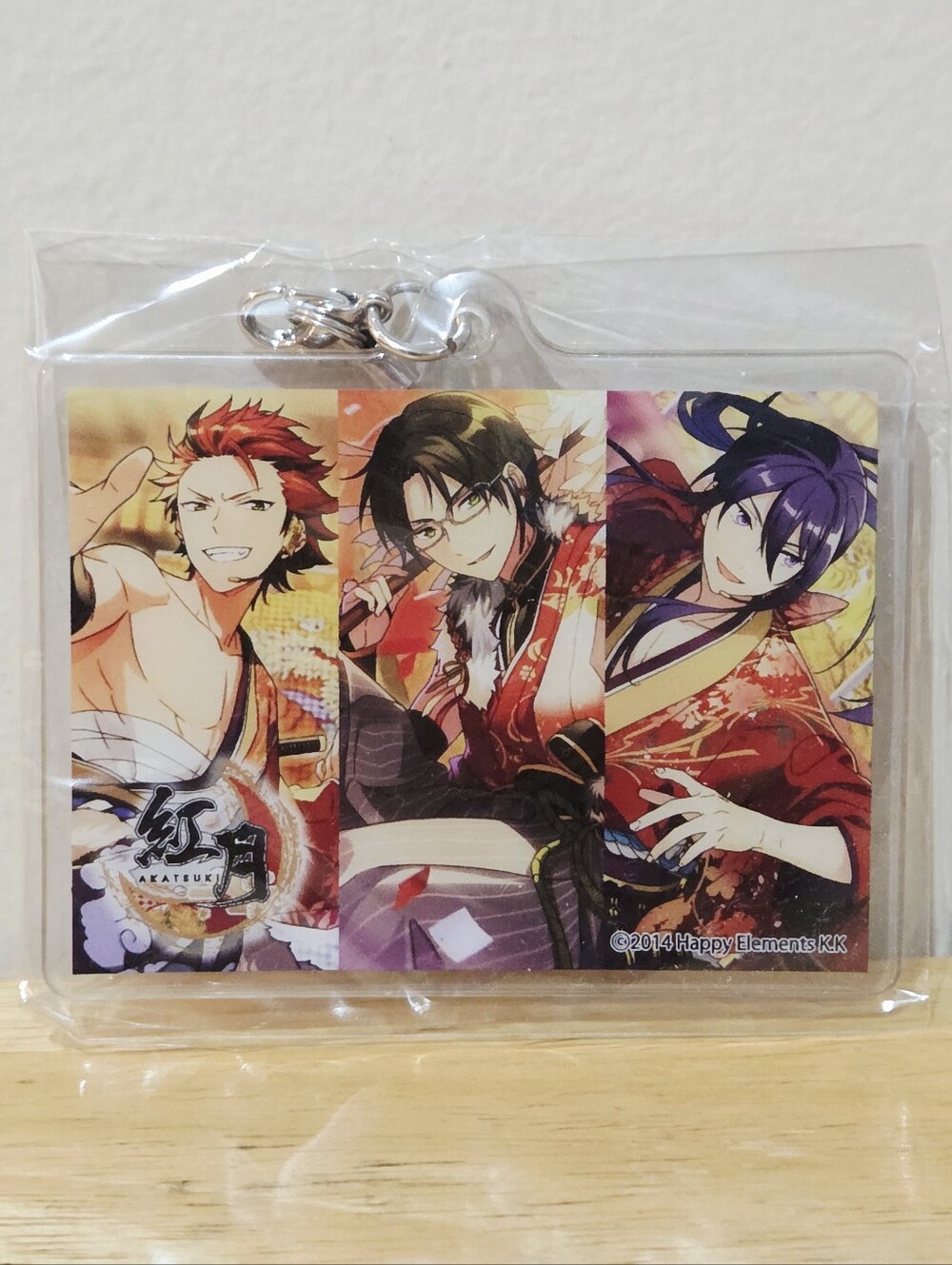 *4 for $20* Ensemble Stars! Akatsuki Keychain - Kuro Kiryu Keito Hasumi Souma